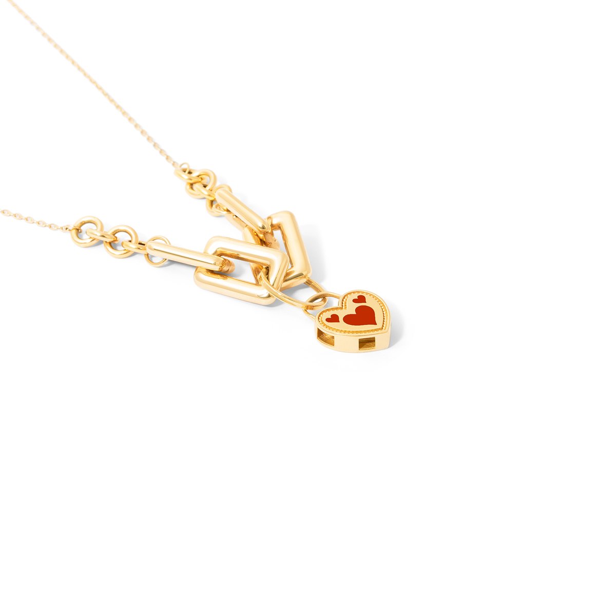 Liana heart gold necklace g