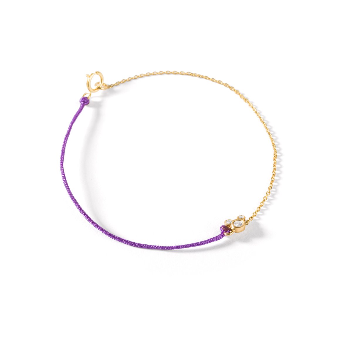 Mickey gold chain bracelet g