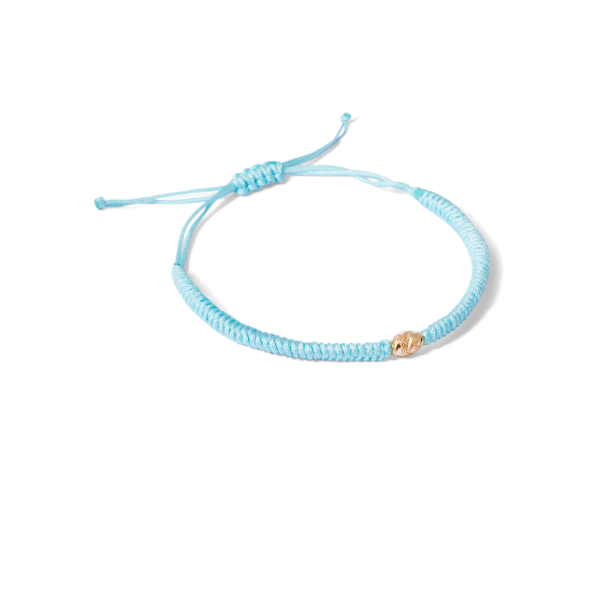Adna oval weave gold bracelet g