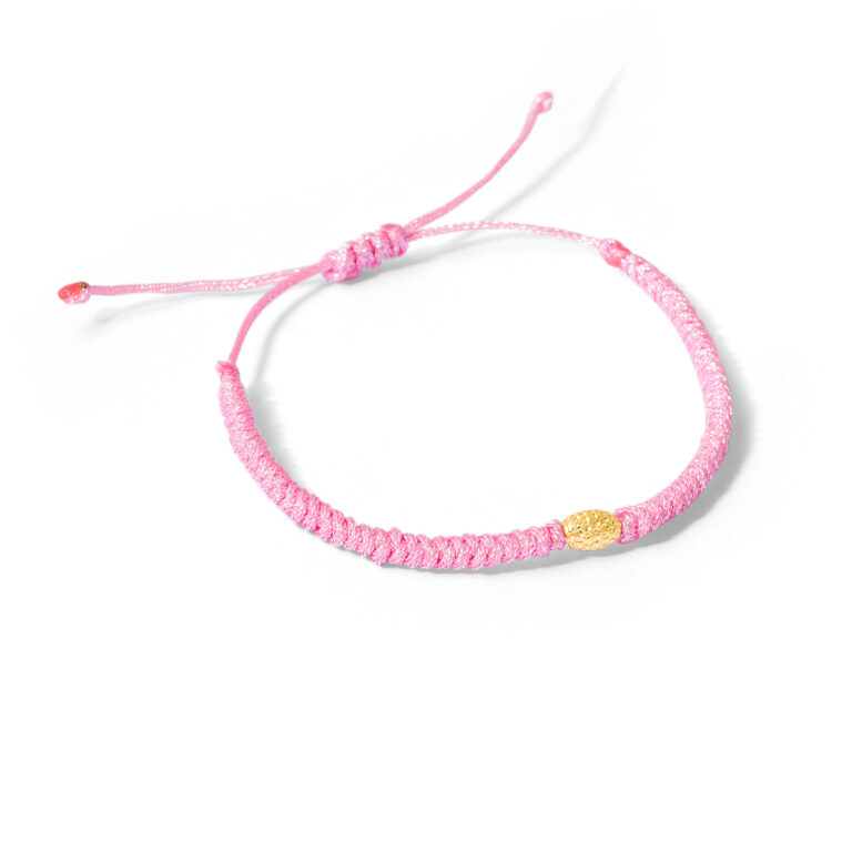 Adna oval weave gold bracelet g