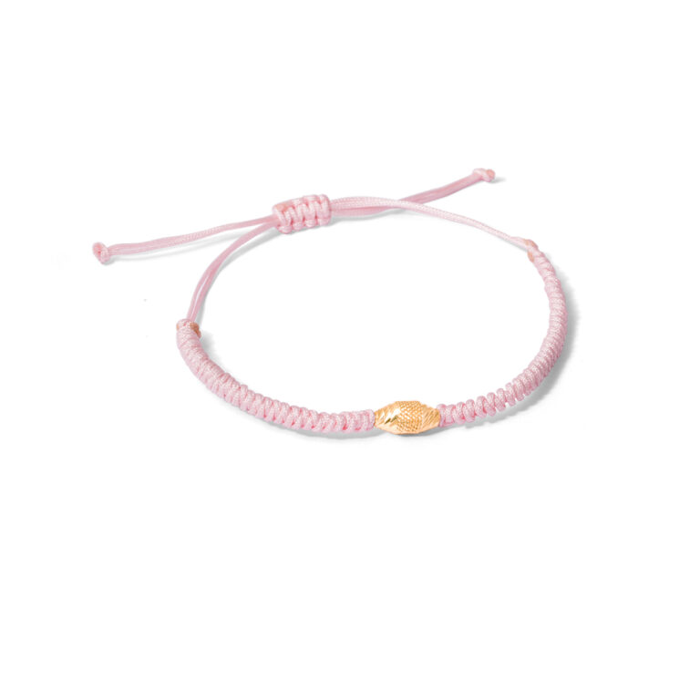 Adna oval weave gold bracelet g