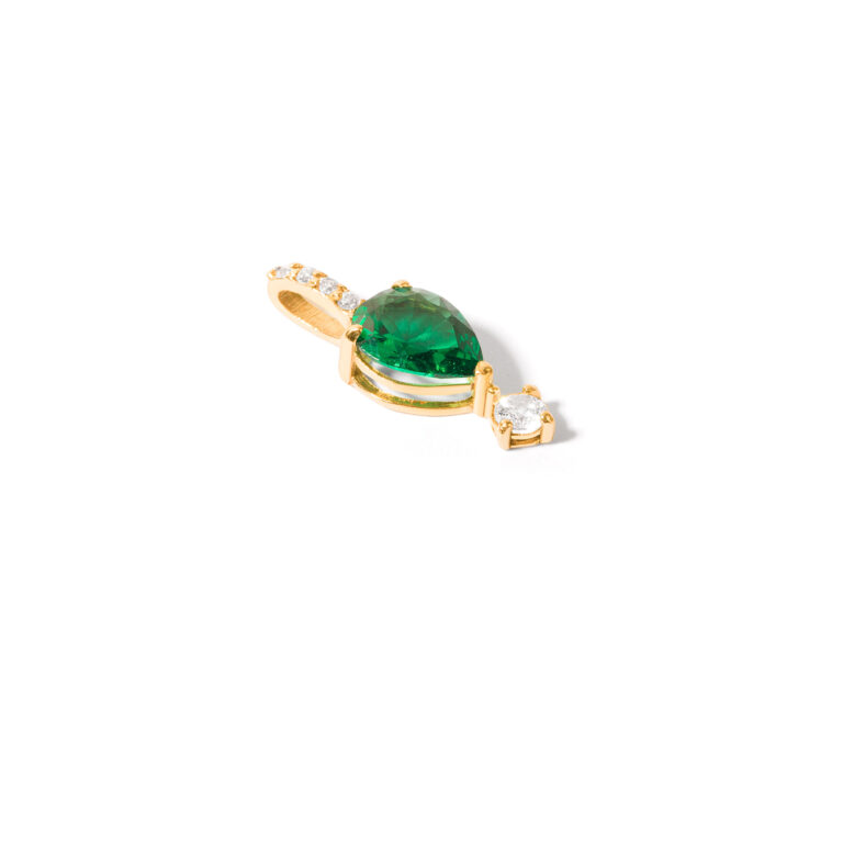 Atri gold pendant of green tears g