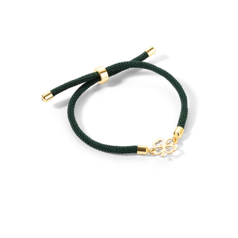 Clover woven gold bracelet g