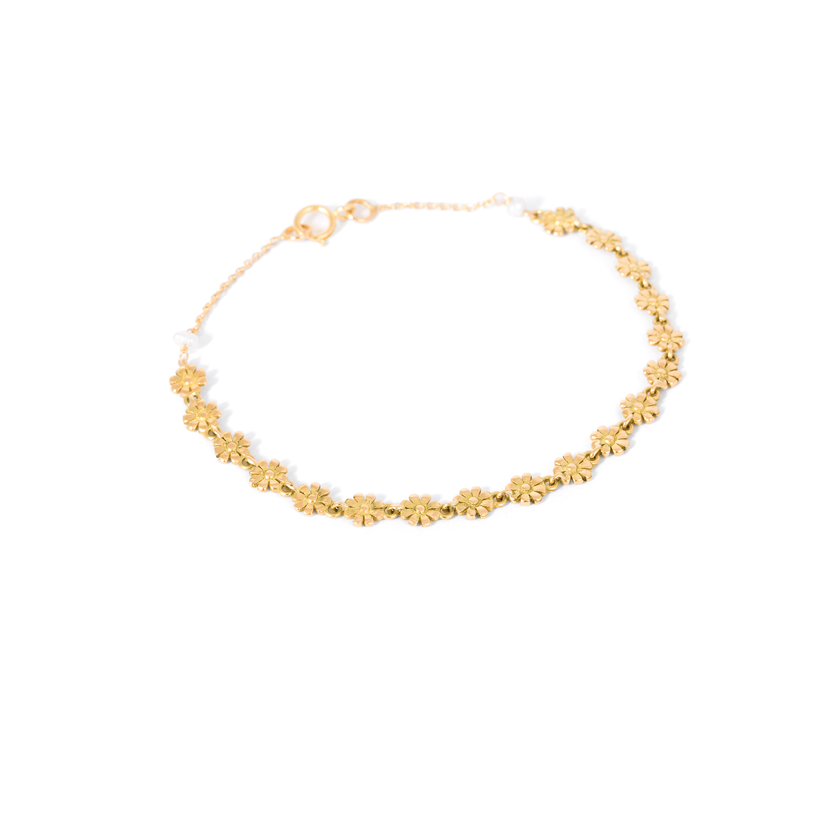 Flower gold chain bracelet g