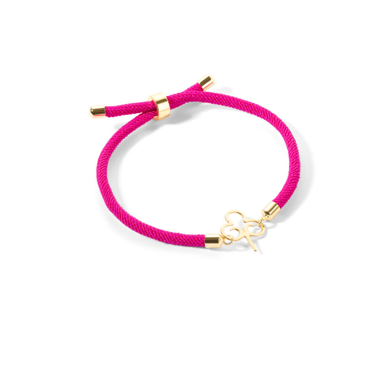 Gold bracelet with sacral texture g