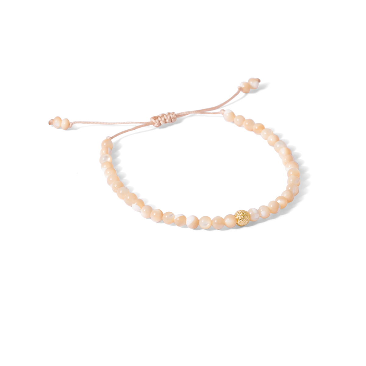 Liu orb stone gold bracelet g