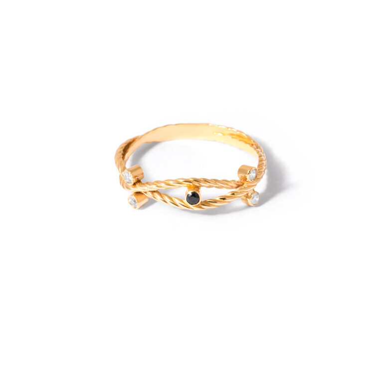 Luna screw gold ring g