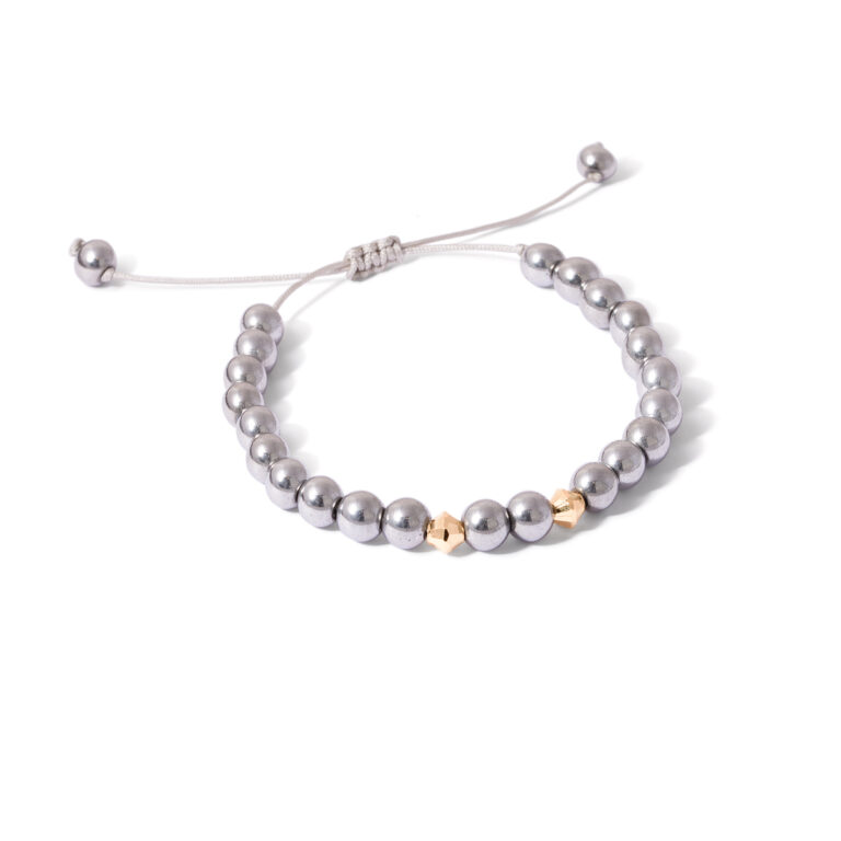 Ornina orb stone gold bracelet r