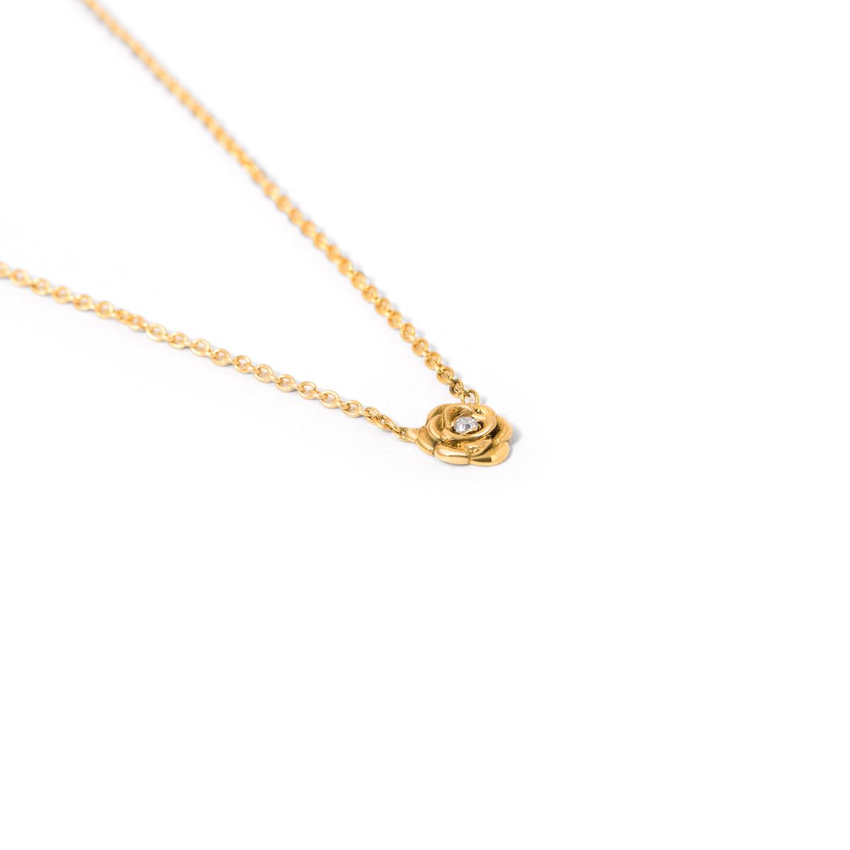 Rose gold necklace g