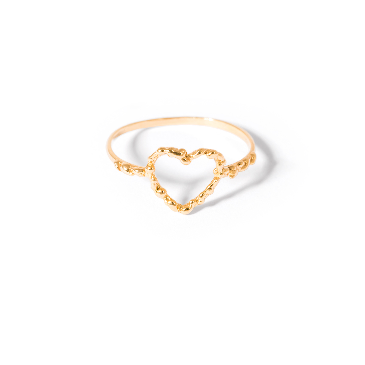 Saiyan heart gold ring g