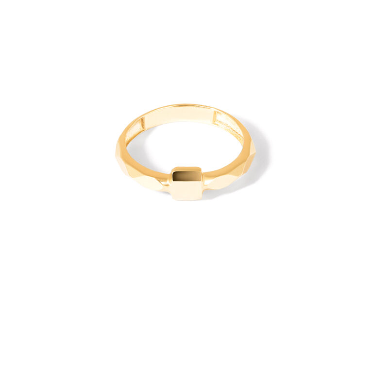 Square gold ring g