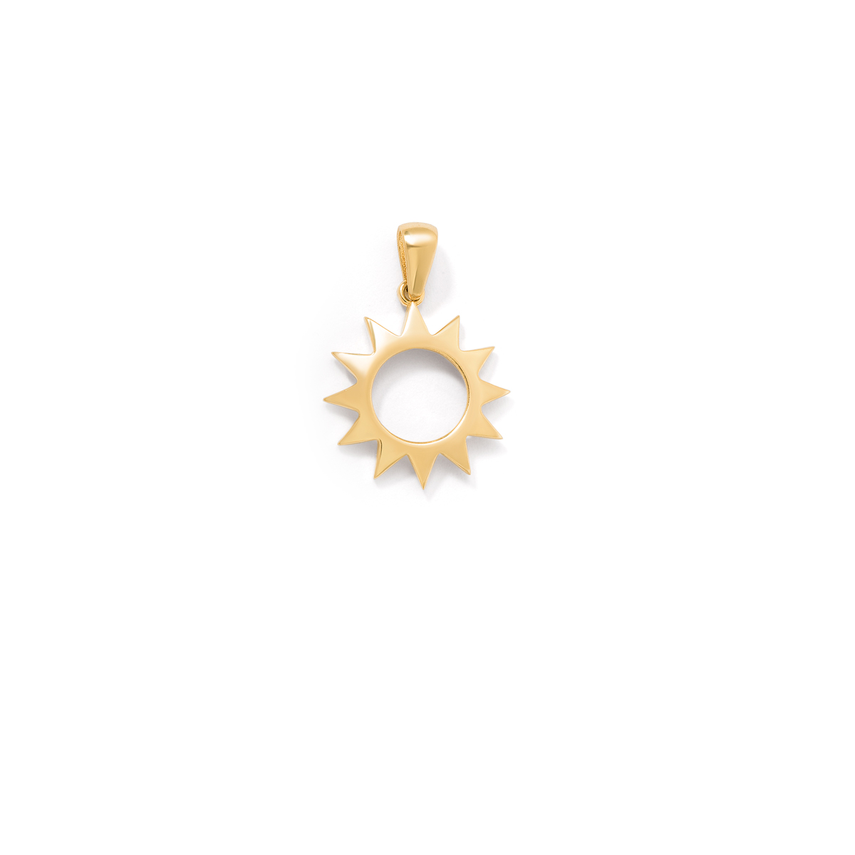 Sun gold pendant g