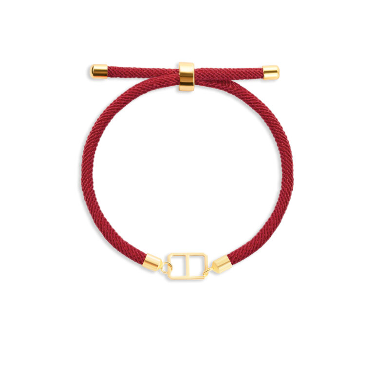 دستبند طلا بافت مستطیل