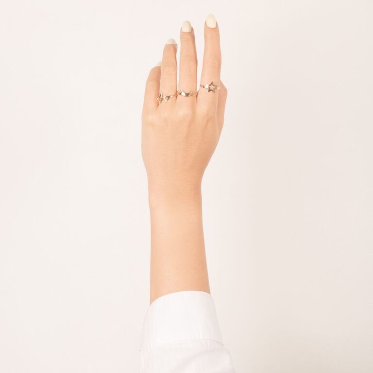 انگشتر طلا سه ستاره - تصویر 3