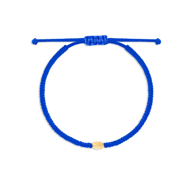 دستبند طلا بافت بیضی آدنا - تصویر 3