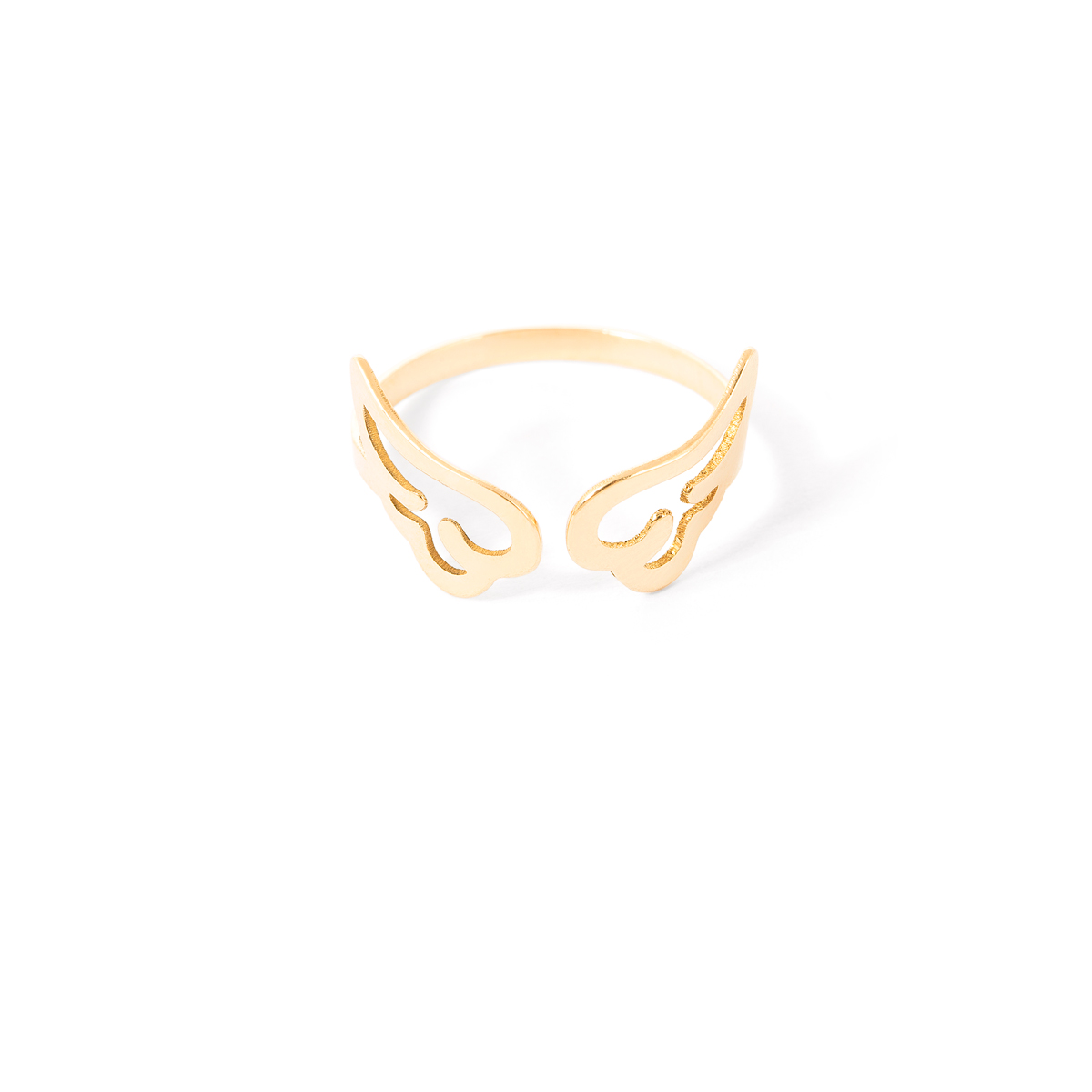 Angel wings gold ring g