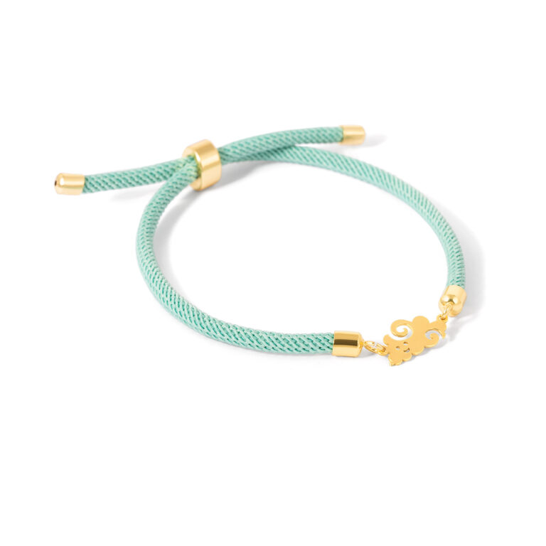 Cloud woven gold bracelet G
