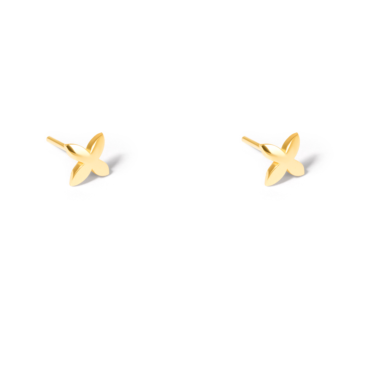 Clover gold earrings g