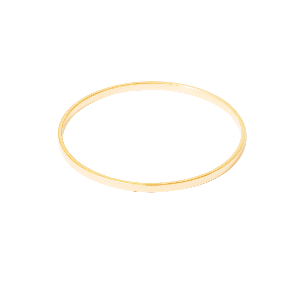 Gold narrow ring bracelet g