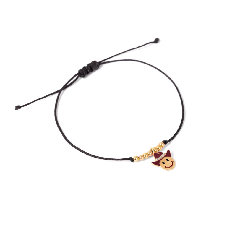 Happy woven gold bracelet g