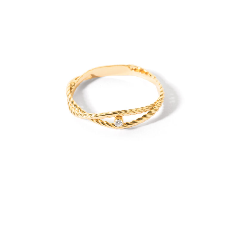 Luna screw gold ring g