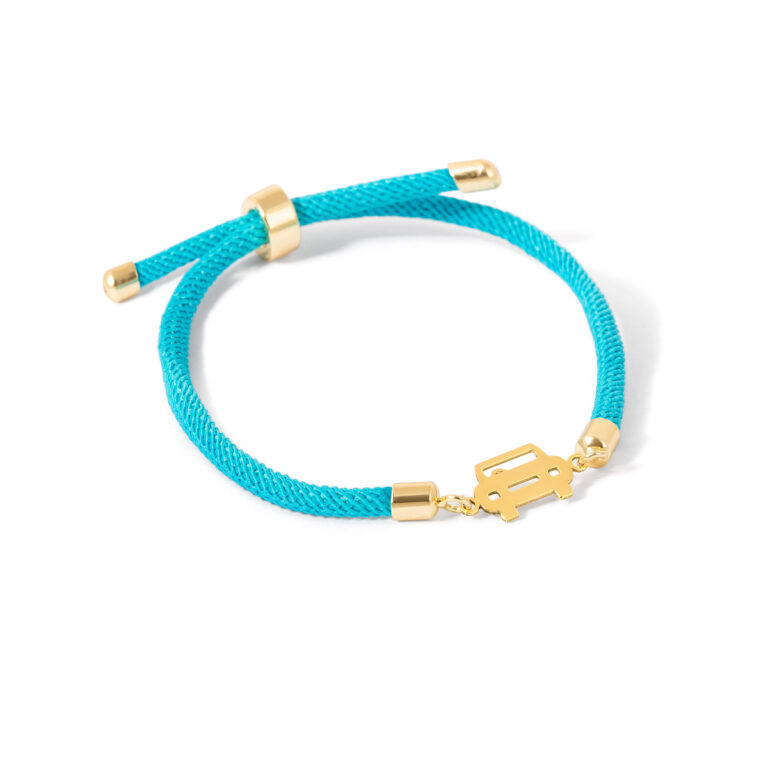 Machine woven gold bracelet G