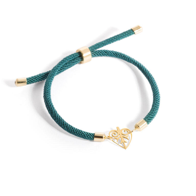 Pique woven gold bracelet g