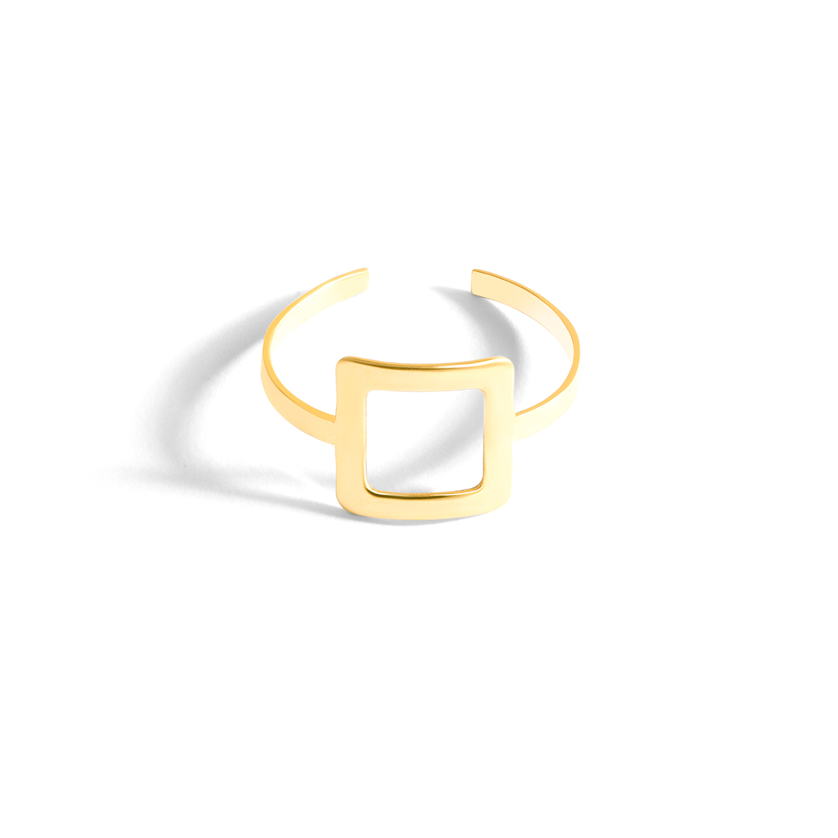 Square gold ring g