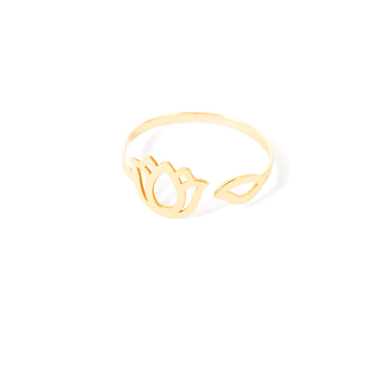 Tulip gold ring g