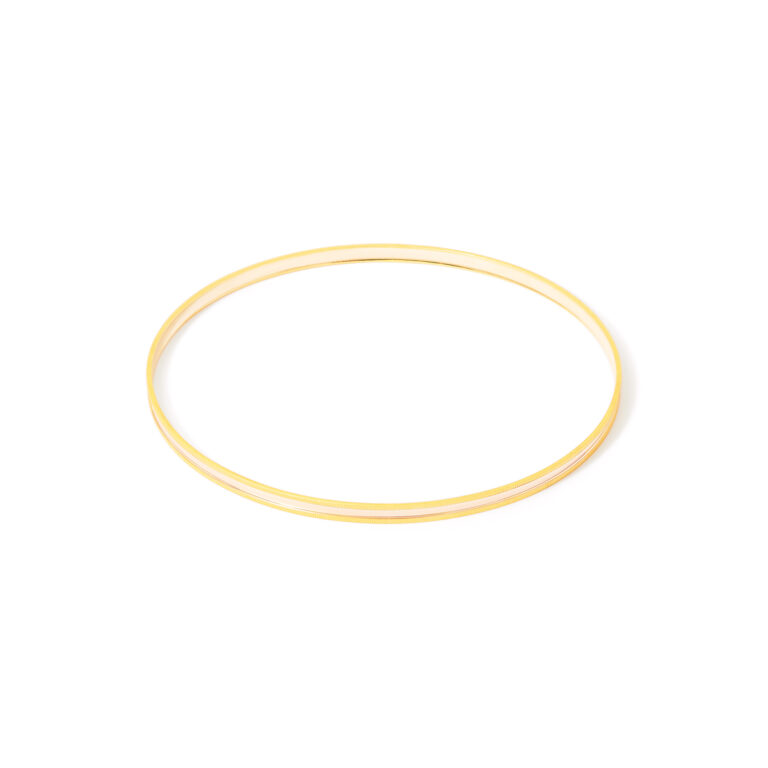 Two tone gold bangle g