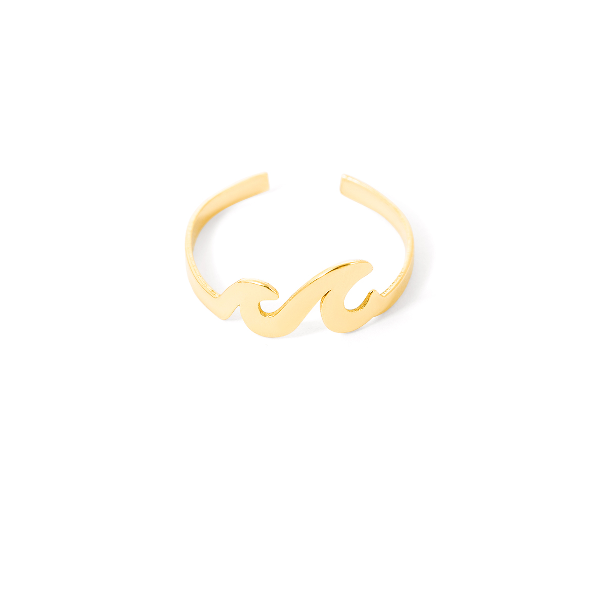 Wave gold ring g