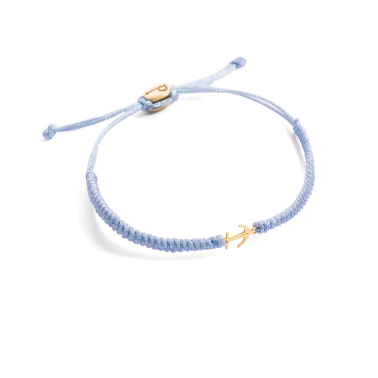 Anchor woven gold bracelet G