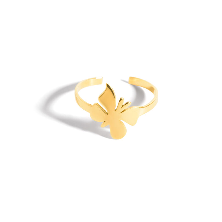 Butterfly gold ring g