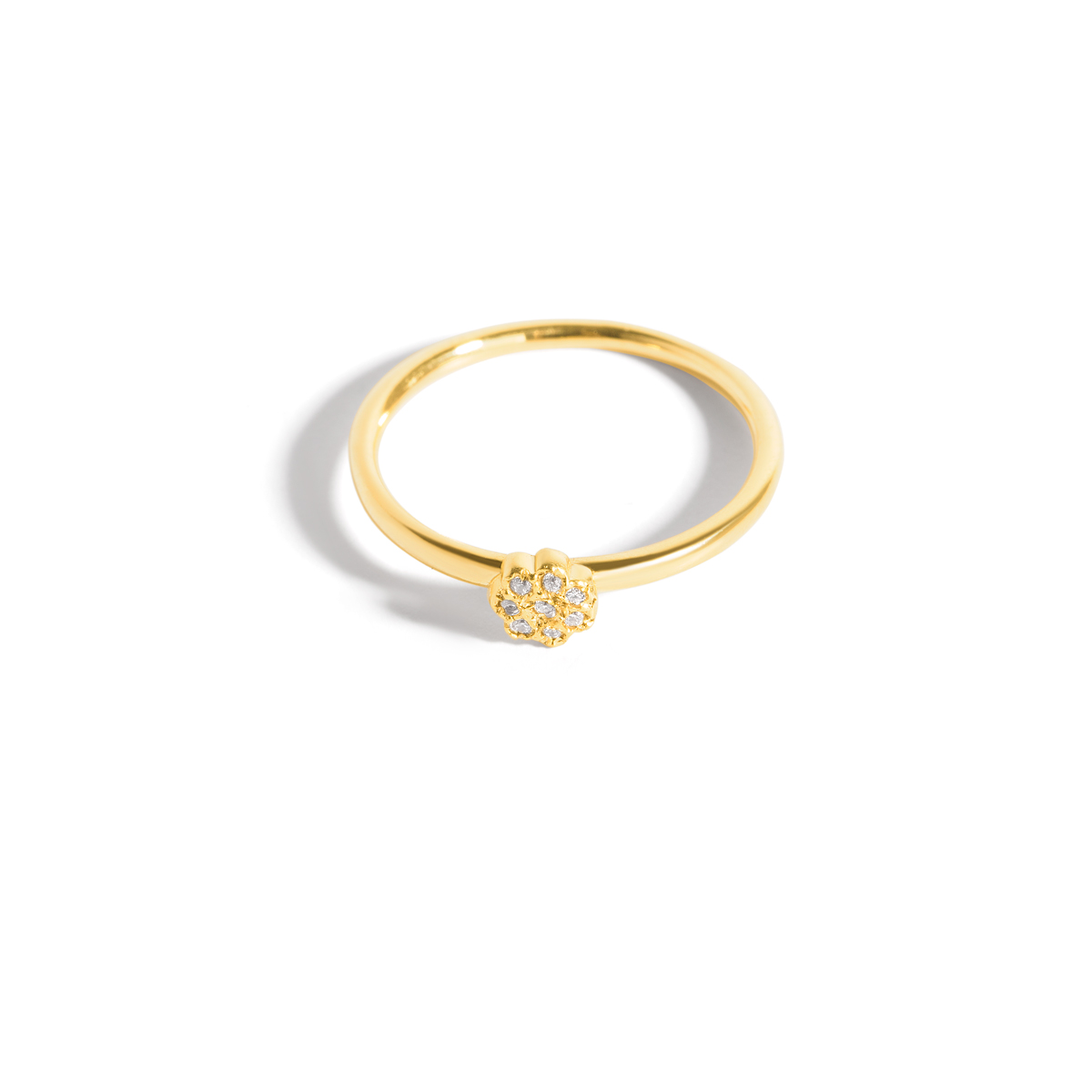 Flower gold ring g