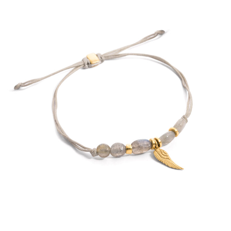 Gold bracelet with angel wings G