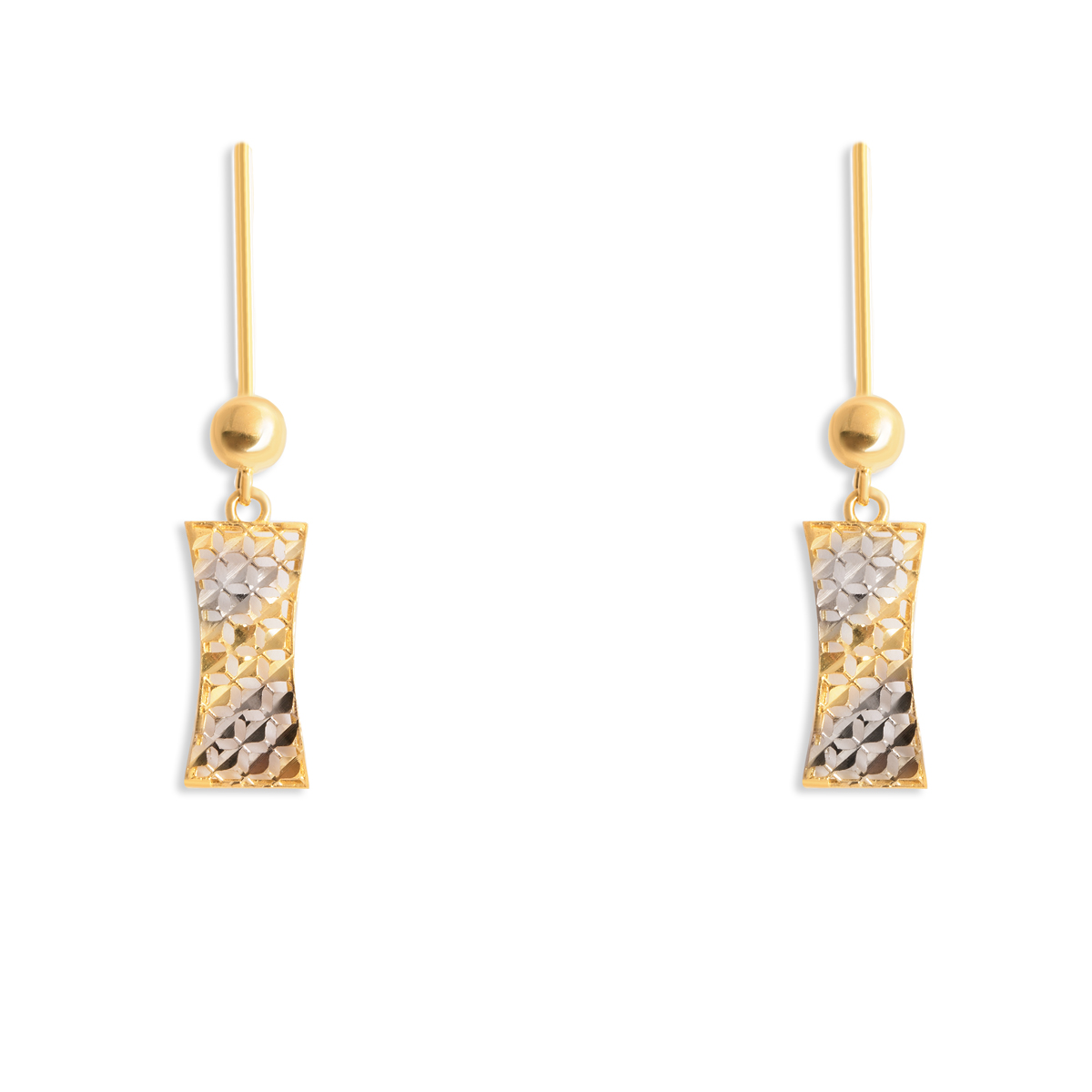 Gold cane earrings g