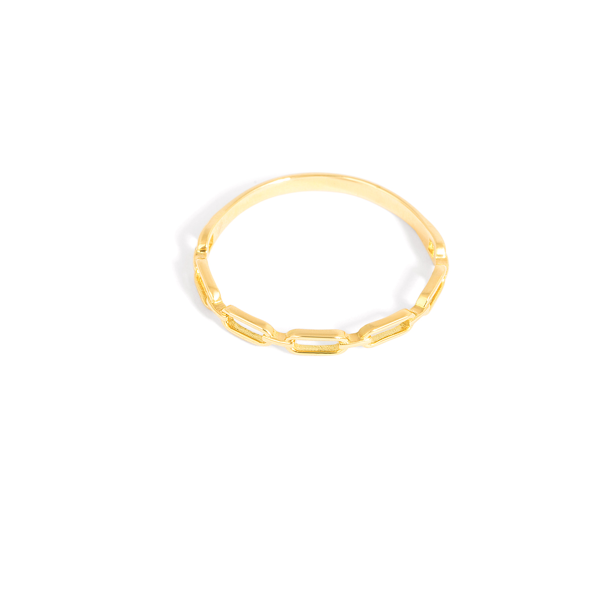 Gold chain ring g