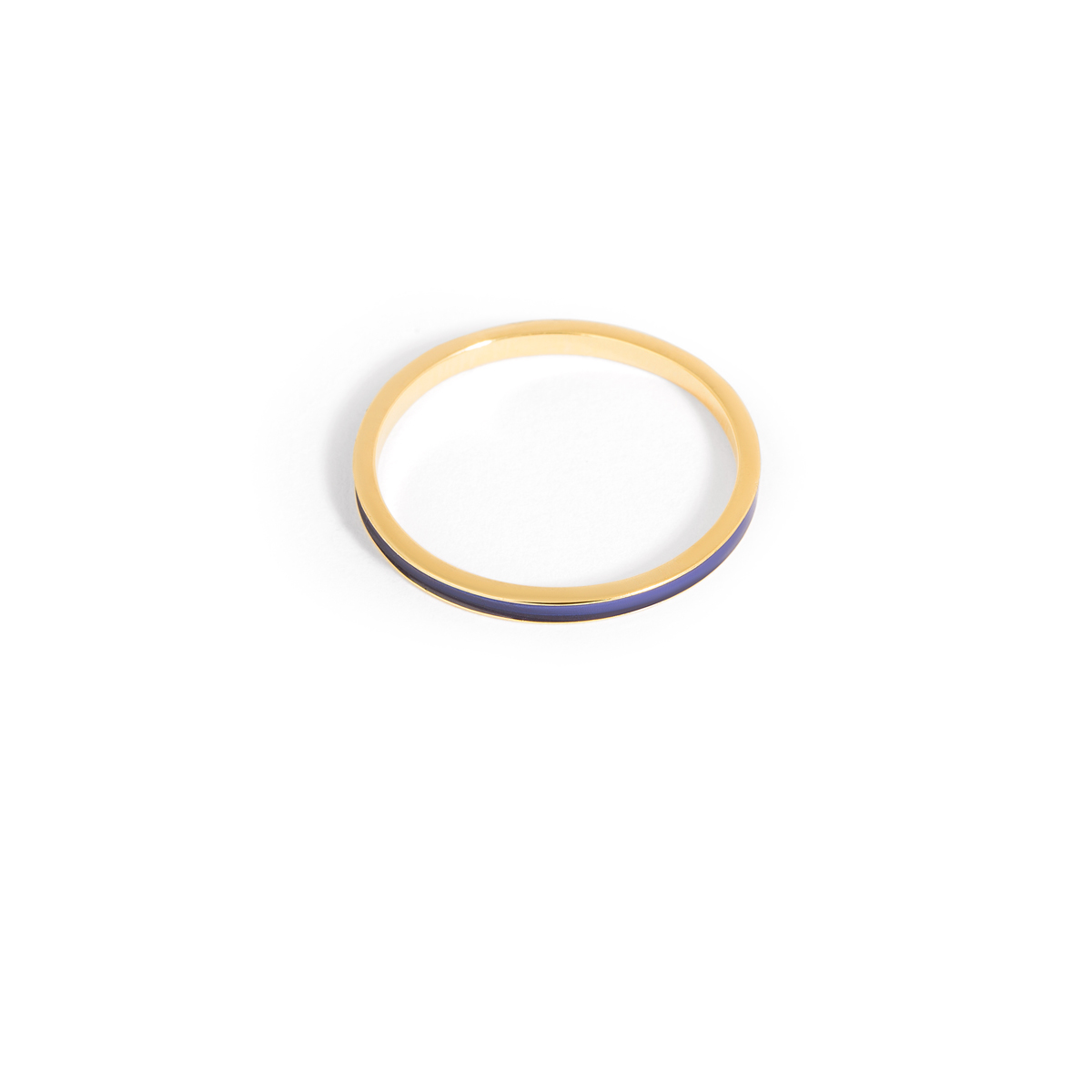 Janine enamel gold ring g