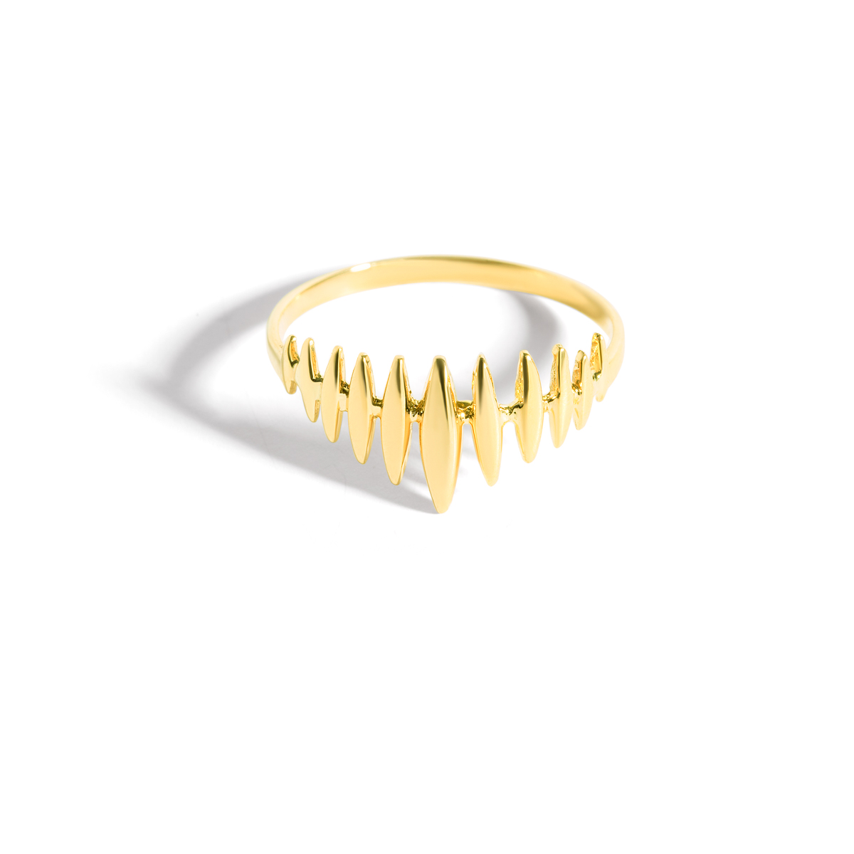 Line gold ring g