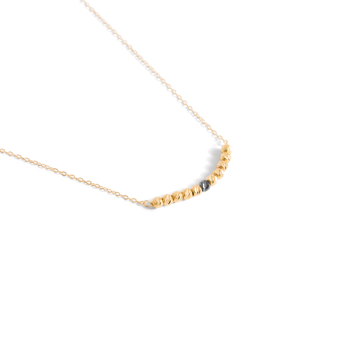 Liu gold ball necklace g