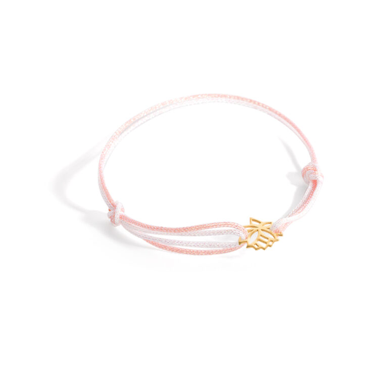 Lotus woven gold bracelet g