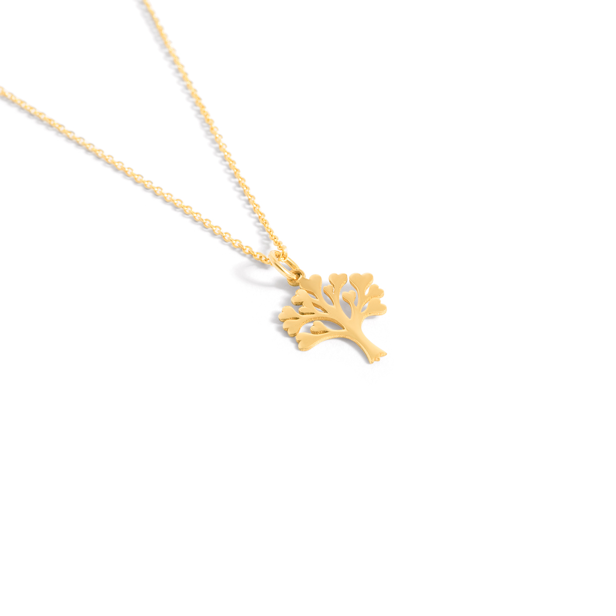 Love tree gold necklace g