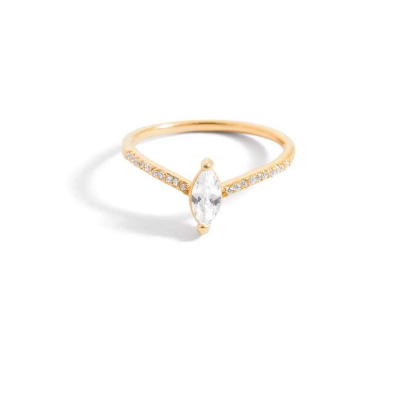 Marquis gold ring g