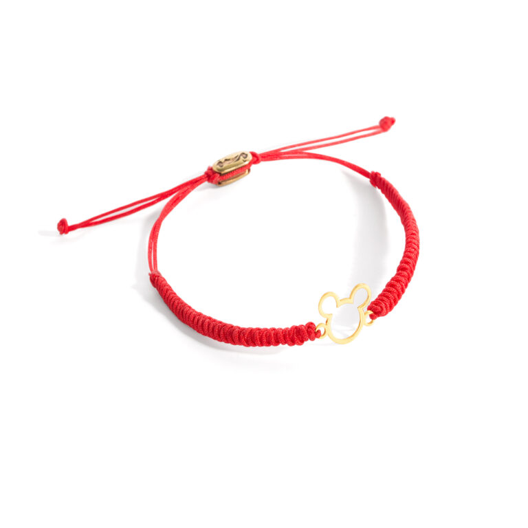 Mickey woven gold bracelet g