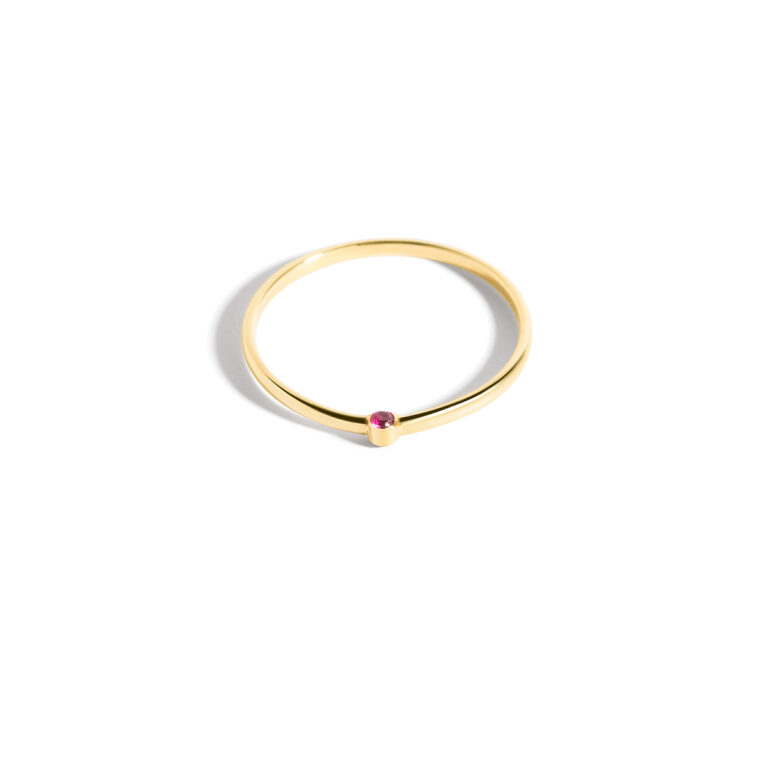 Single Luna gold ring g