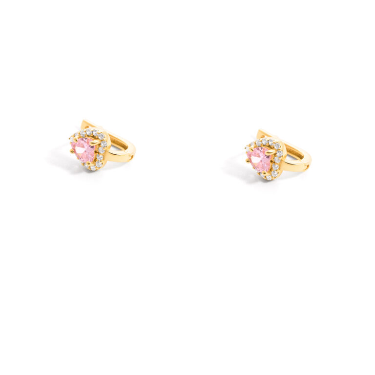 Vanya heart gold earrings g
