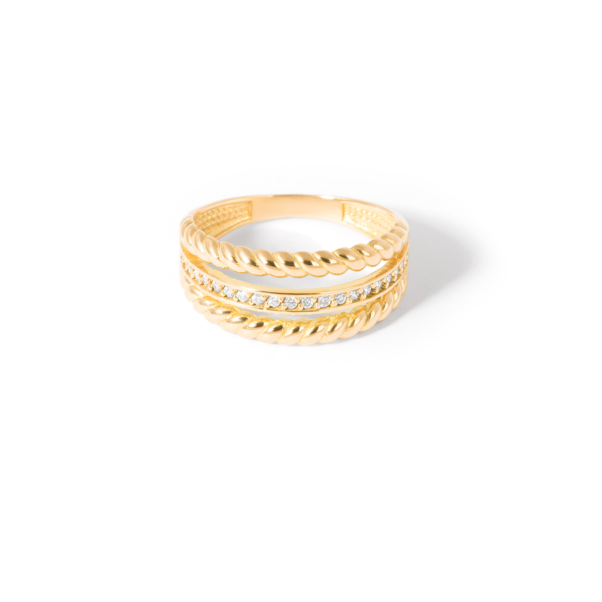 Swan gold ring g