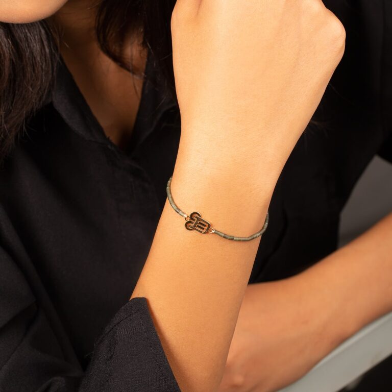 دستبند طلا سنگی پرسته گالری طلا پرسته