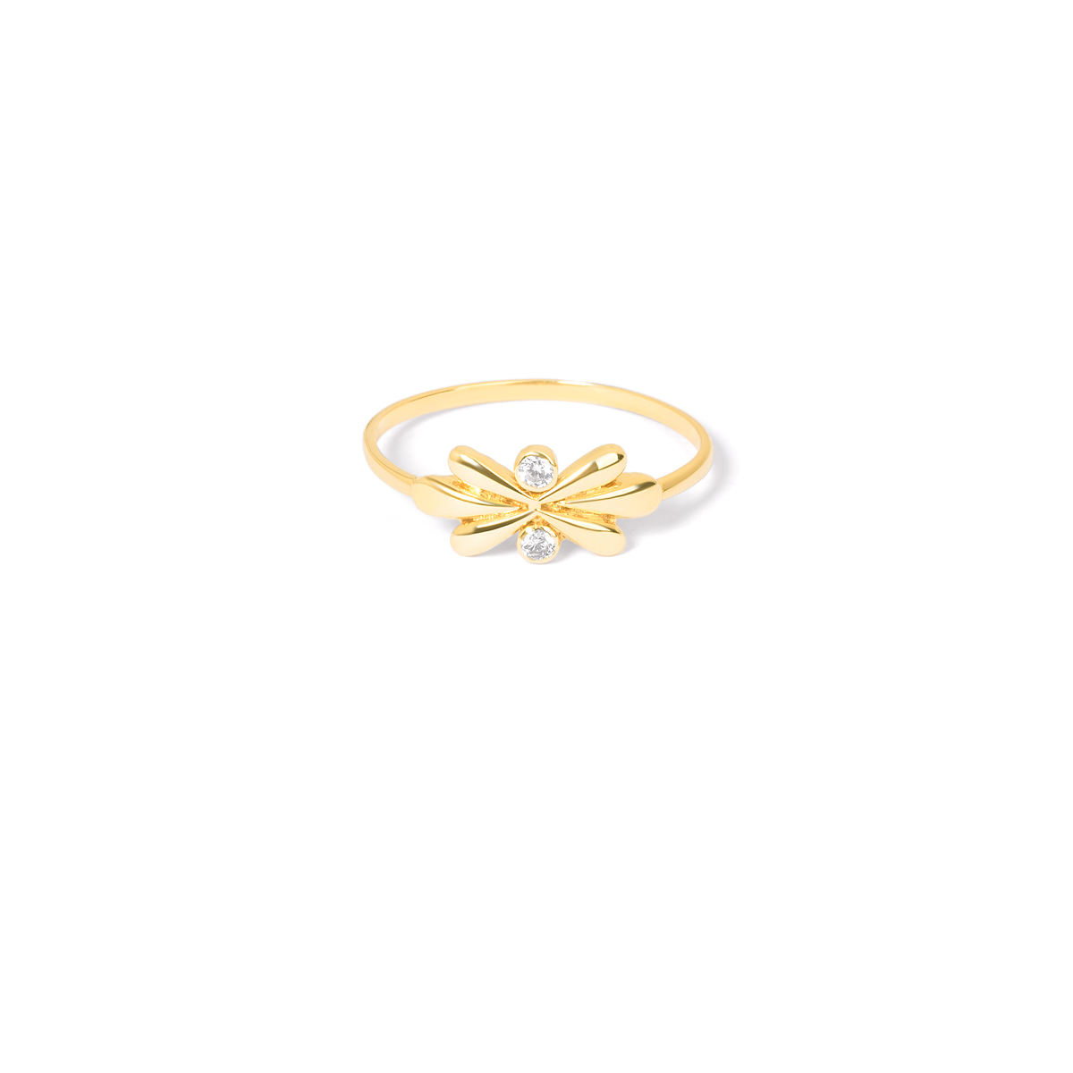 Bow tie gold ring g