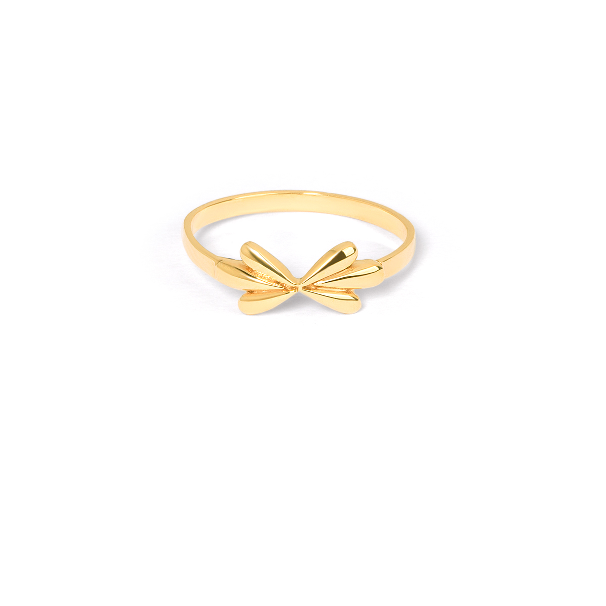 Bow tie gold ring g